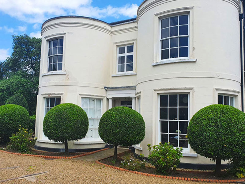 Rounded Ball topiary for entrance wow factor